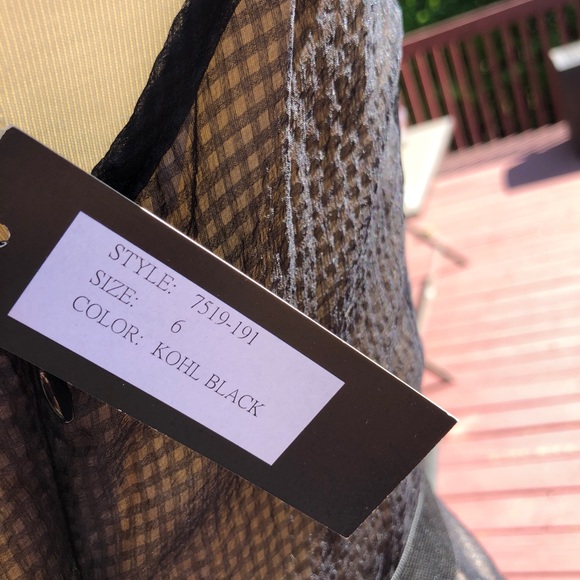 NWT Sine Silk Ruffle Cocktail Dress Sz 6 - Picture 4 of 5